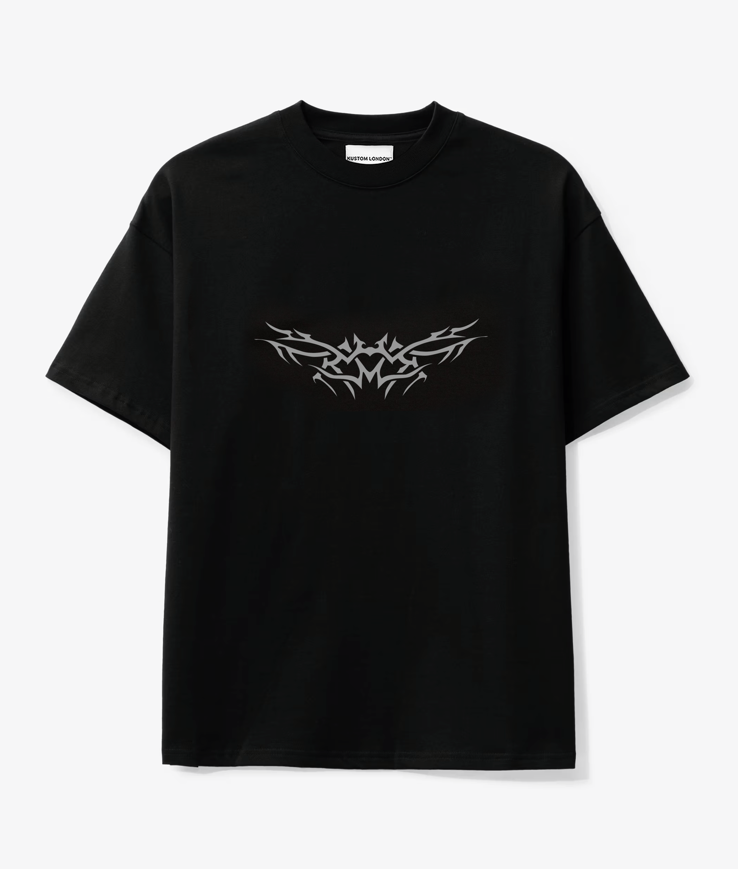 TRIBAL T-SHIRT | BLACK / Reflective 3M